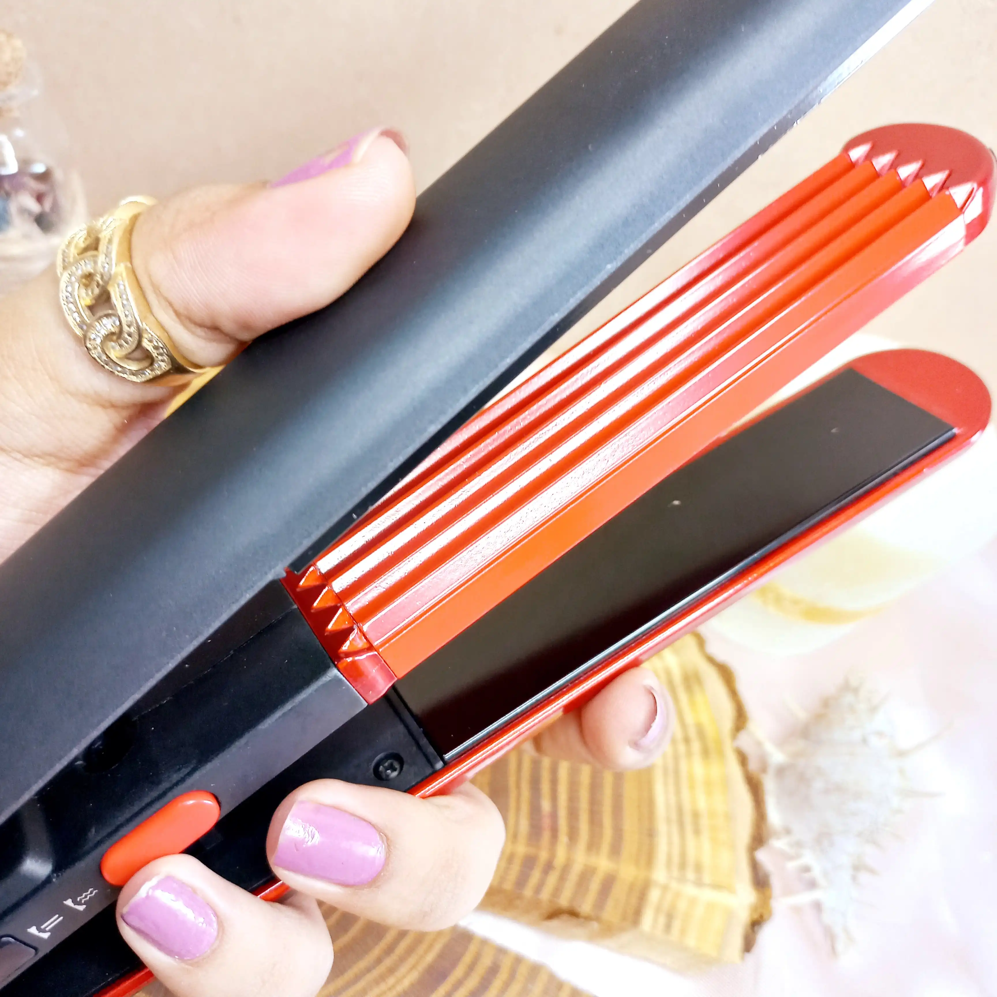 اتو و حالت دهنده ی مو باراباس نانو مدل 9227