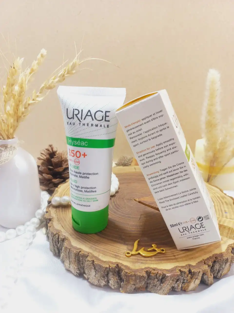 کرم ضدآفتاب اوریاژ مدل Hyseac spf50 ( کارتن سبز )