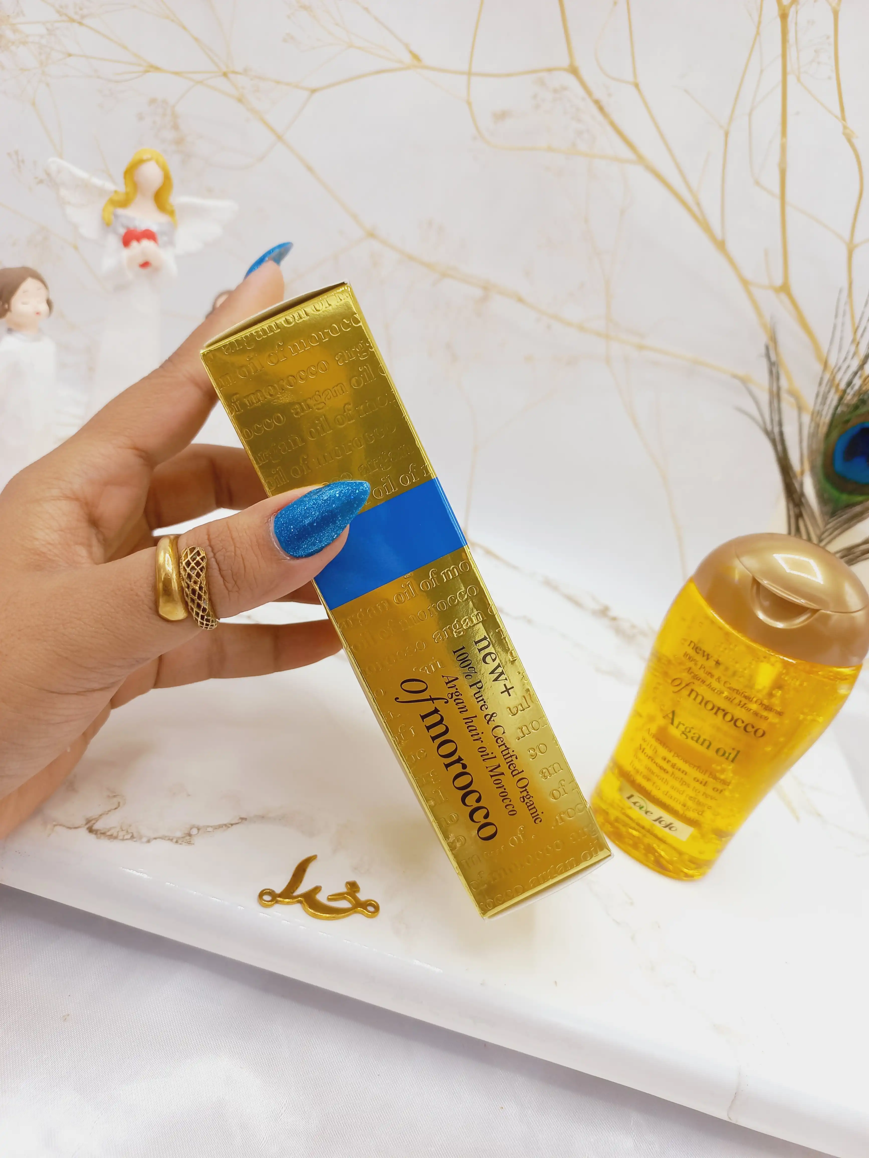 روغن موی آرگان 100% خالص و ارگانیک ساخت مراکش Argan Oil کد 0176