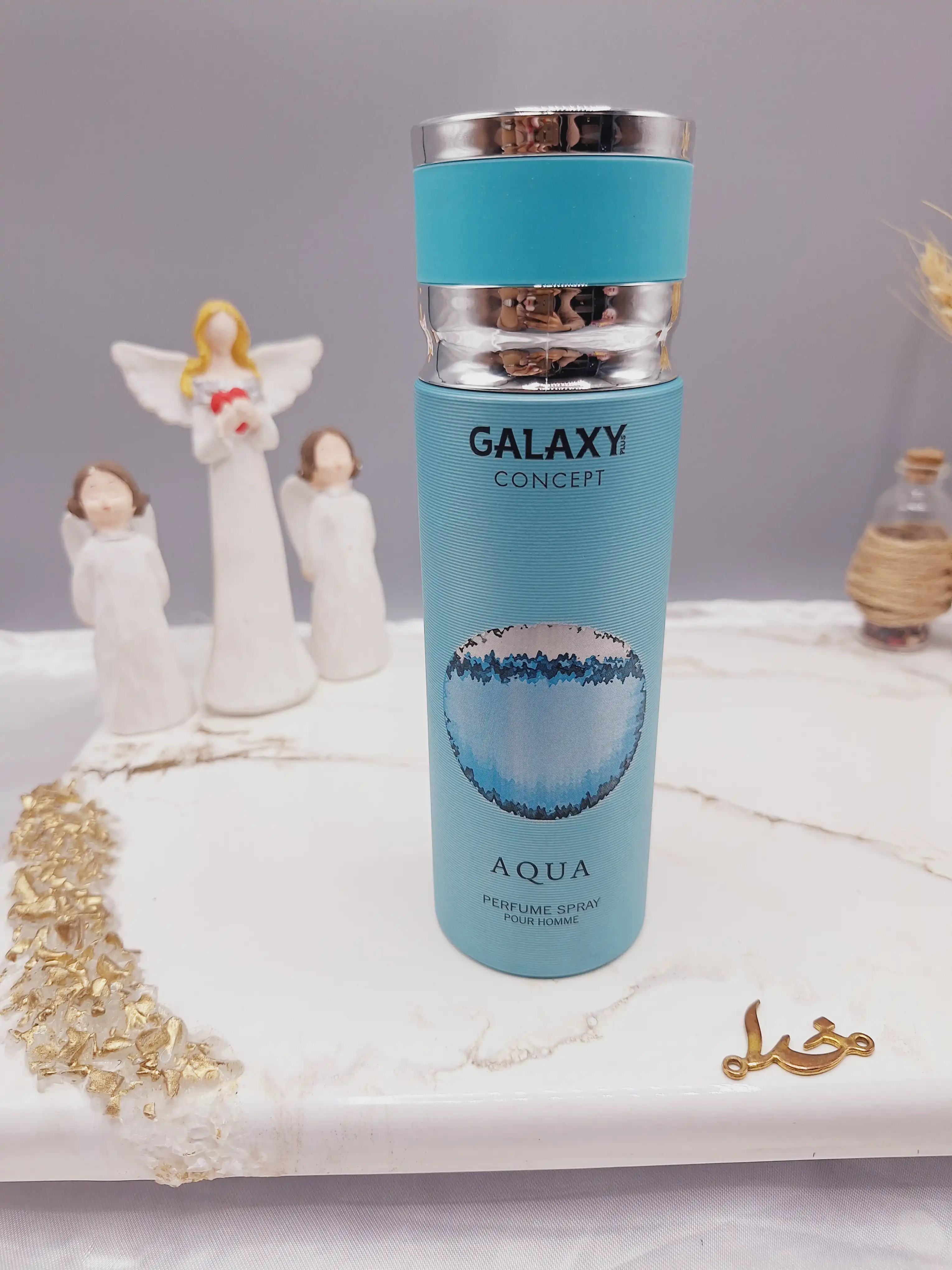 اسپری خوشبو کننده مردانه مدل آکوا AQUA برند GALAXY کد 8981