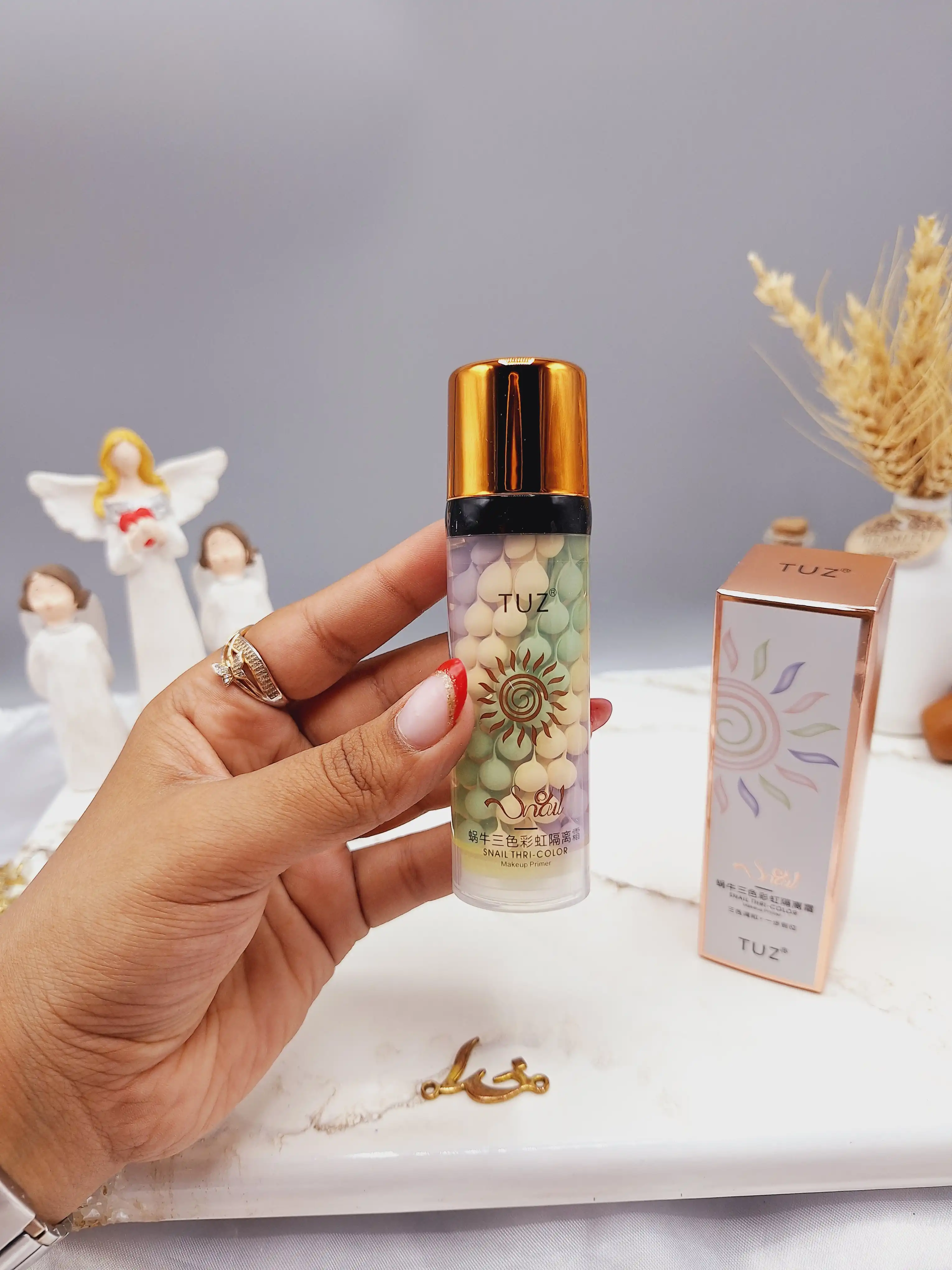 پرایمر رنگین کمان سه رنگ حلزون دارای کلاژن برند TUZ کد 0208
