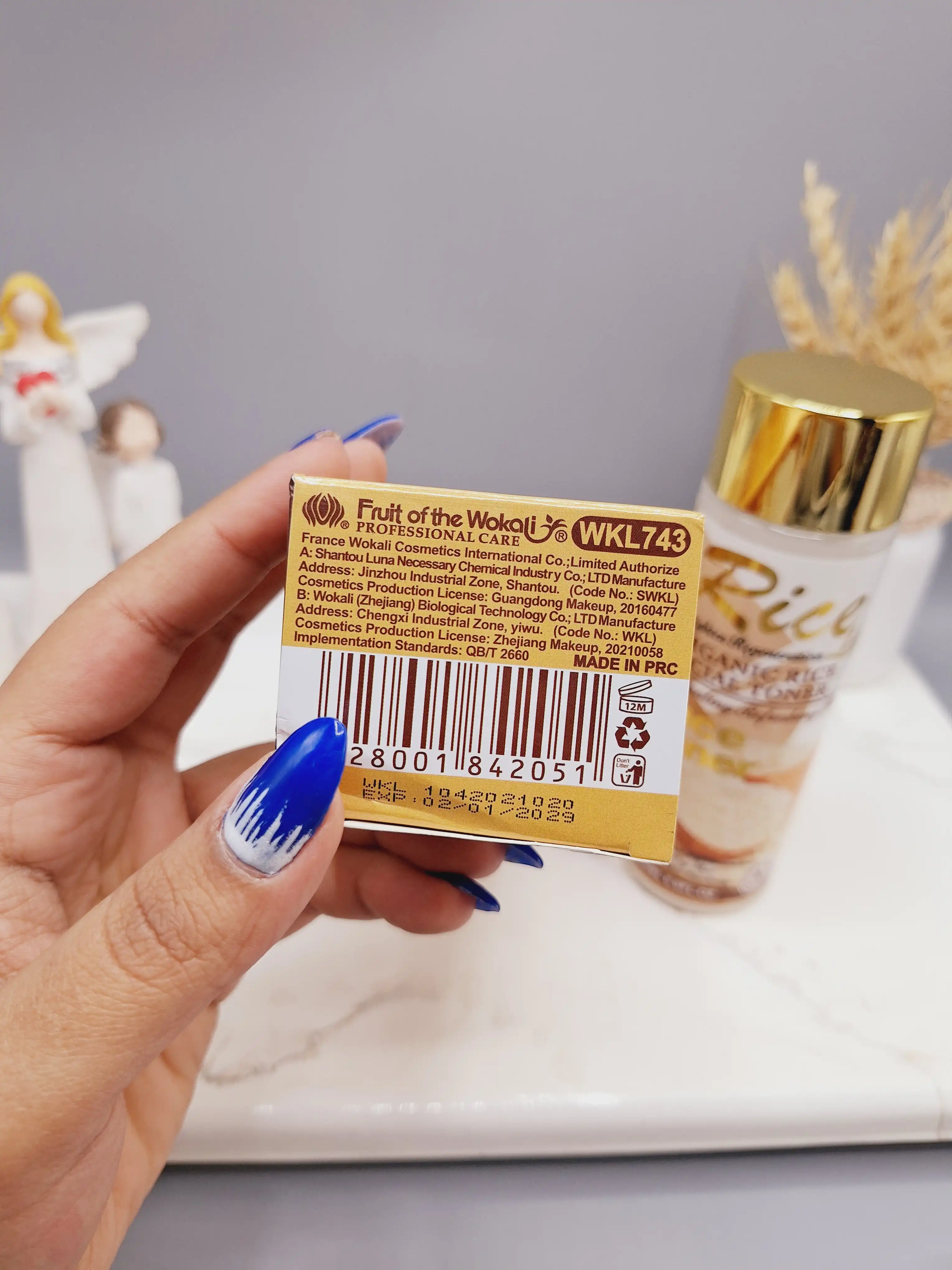تونر صاف کننده و روشن کننده برنج برند وکالی اصلی کد 743