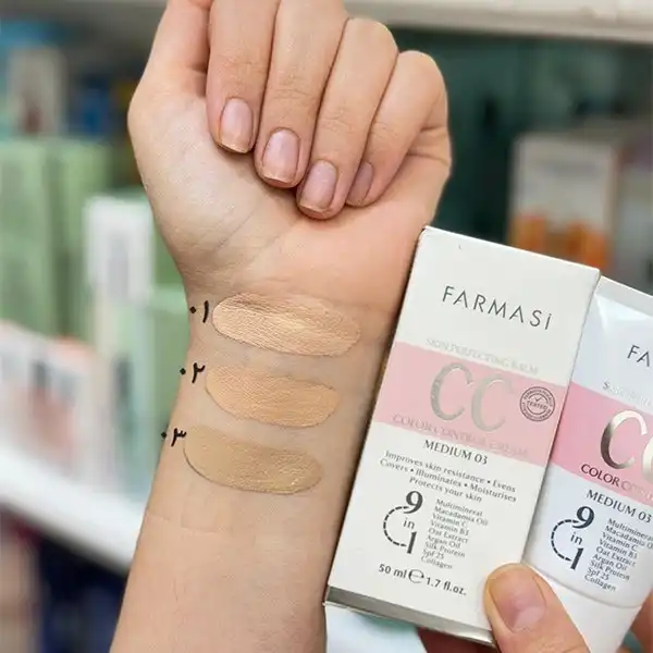 سی سی کرم پودر فارماسی FARMASI  حجم 50 میل کارتن صورتی کد 3991
