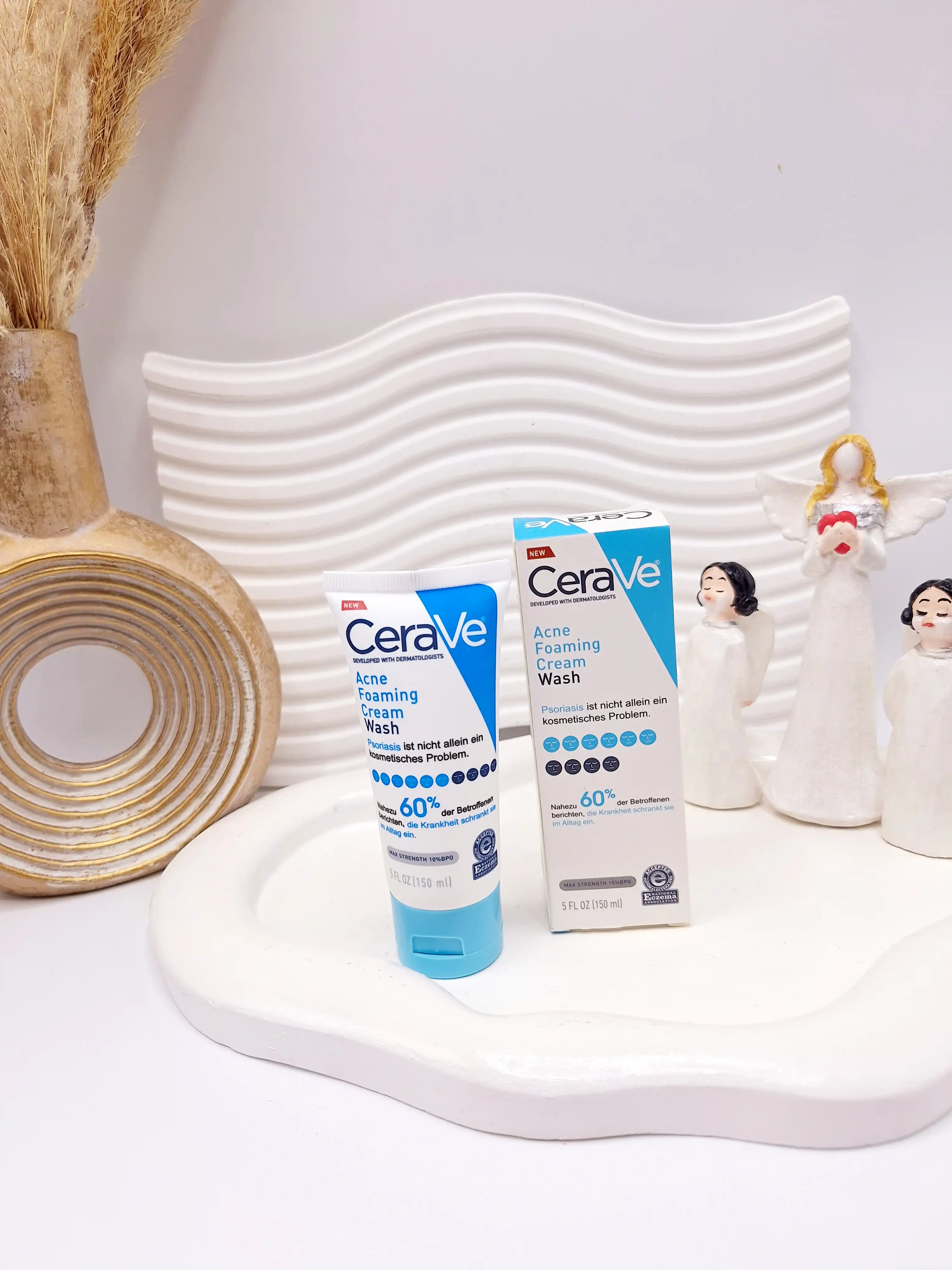 فوم پاک کننده و شستشو صورت ضد لک و آکنه برند سراوی Cerave حجم 150 میل کد 1532 های کپی