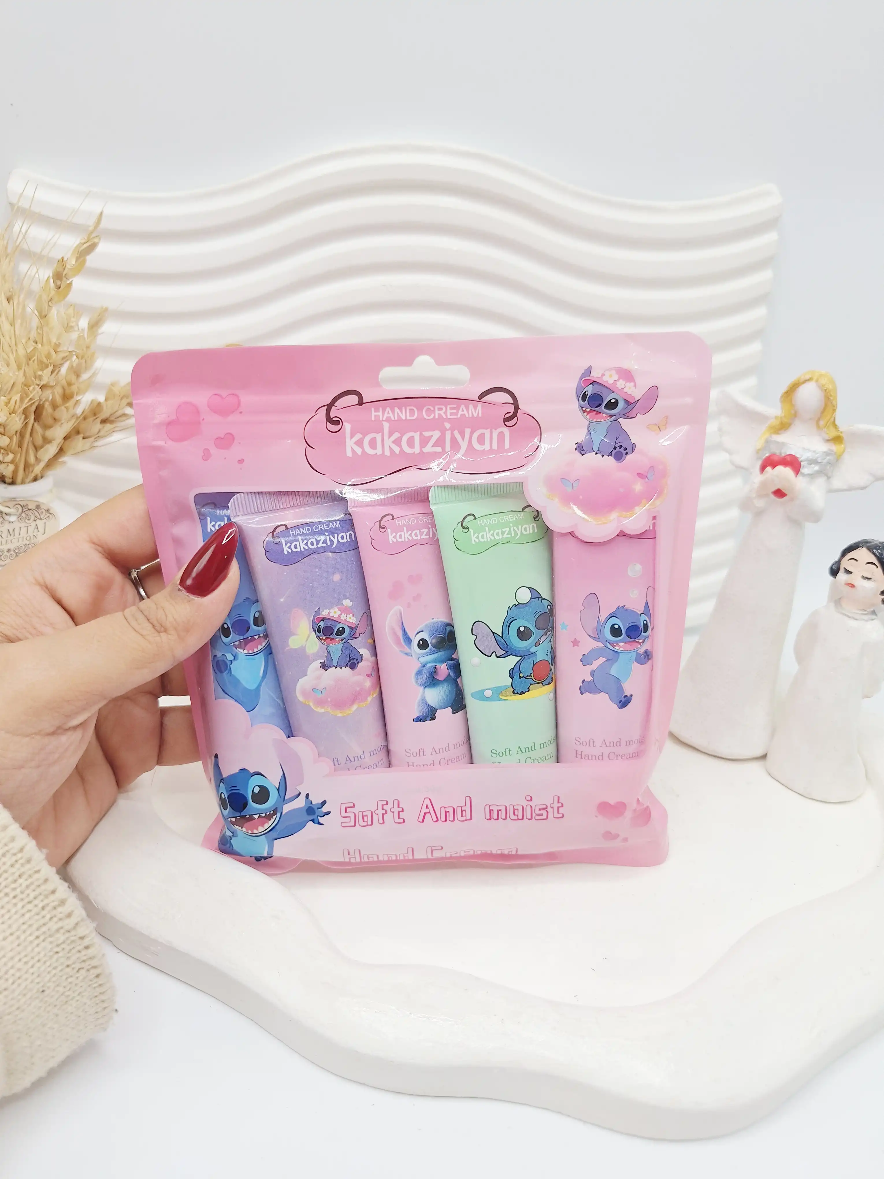 پک کرم دست 5 تایی استیج جلد صورتی کد 0246