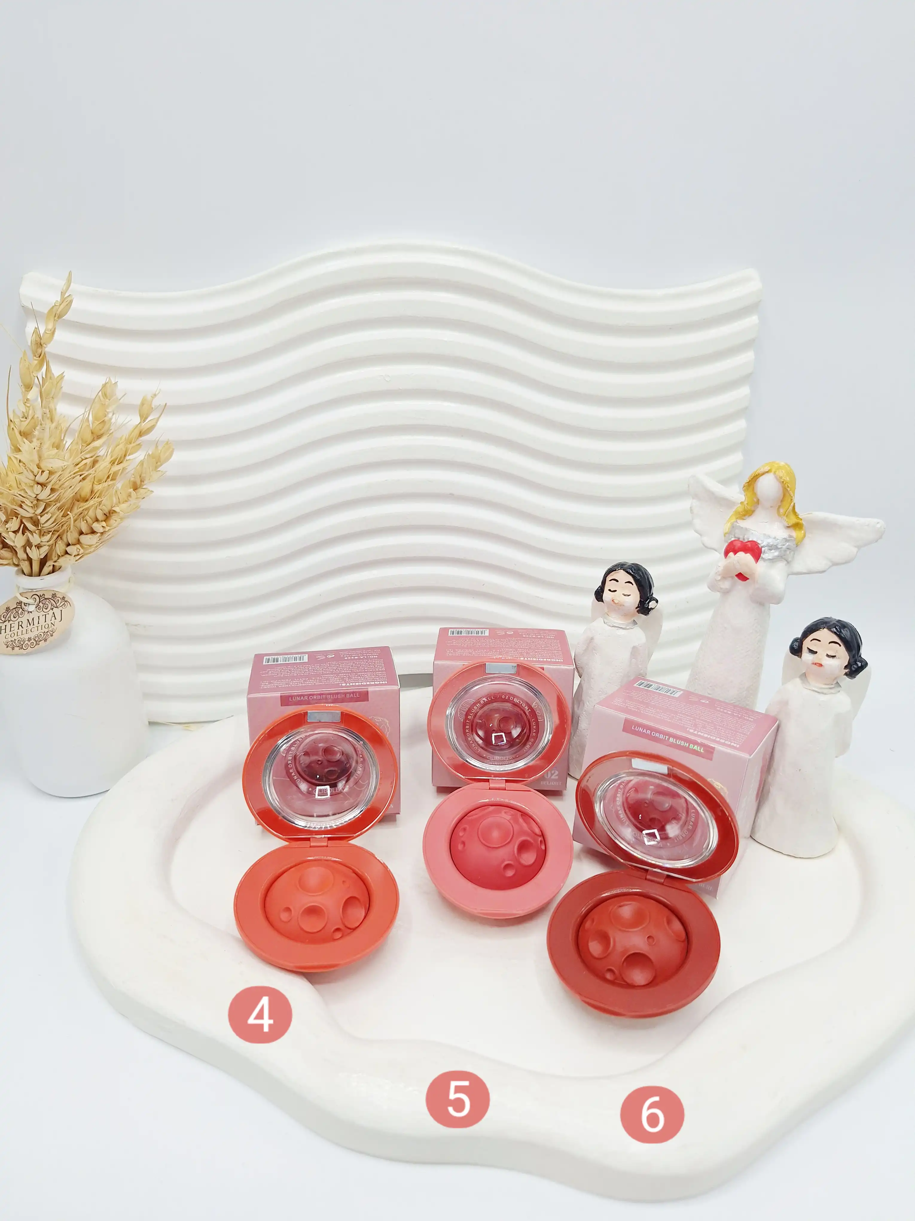 رژگونه خیس کهکشانی برند Oli Bola کد 228