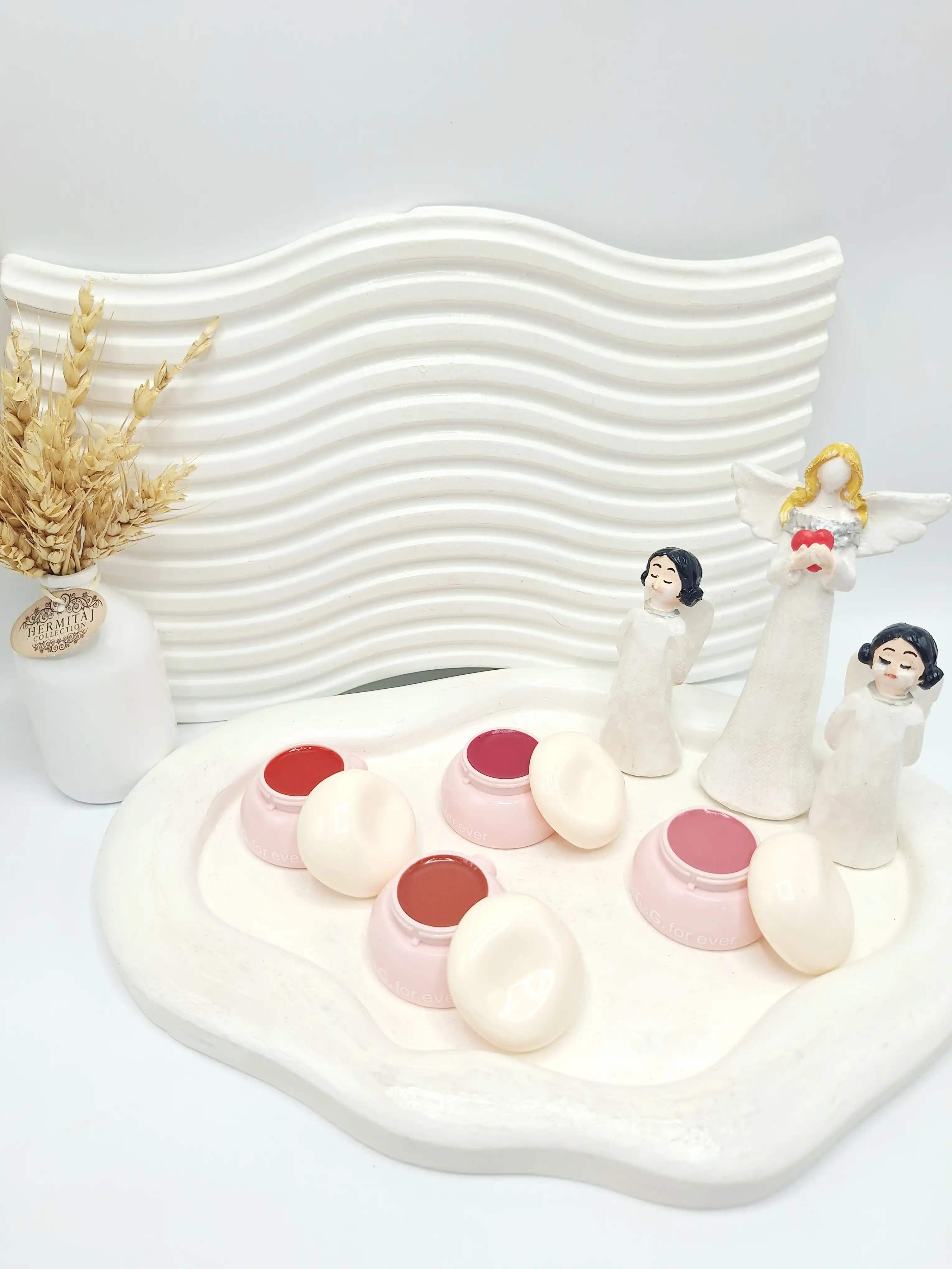مربای لب ژله ای آبرسان و نرم کننده لب به همراه براش فوری اور کد 0034